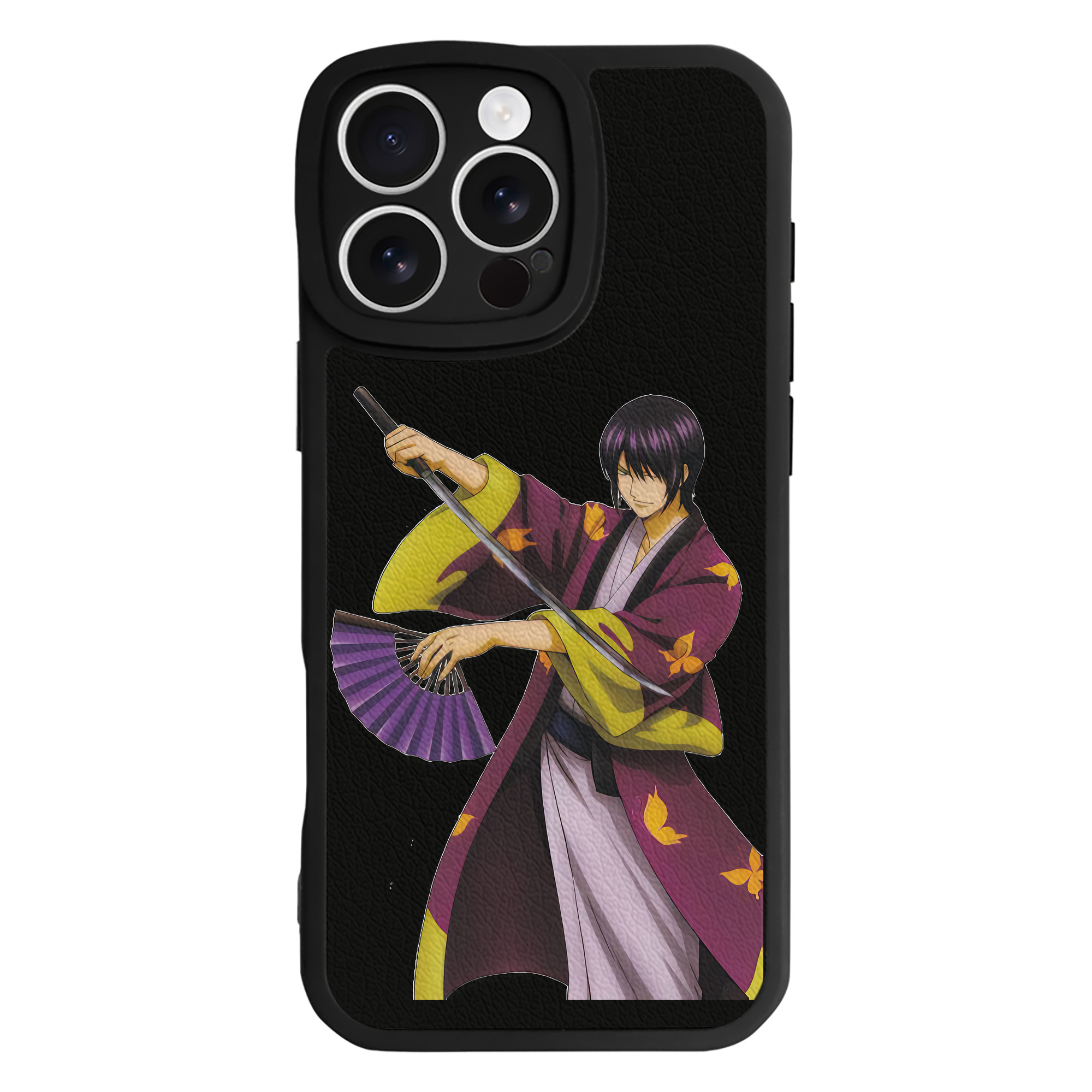 （画像用） ぎんたま 坂田銀時（さかたぎんとき） 神楽 志村新八（しむら しんぱち） GINTAMA Sakata Gintoki Kagura Shimura Shinpachi 【iPhone 16シリーズ対応】シリコンスマホケース（レザー調） 材質：シリコン